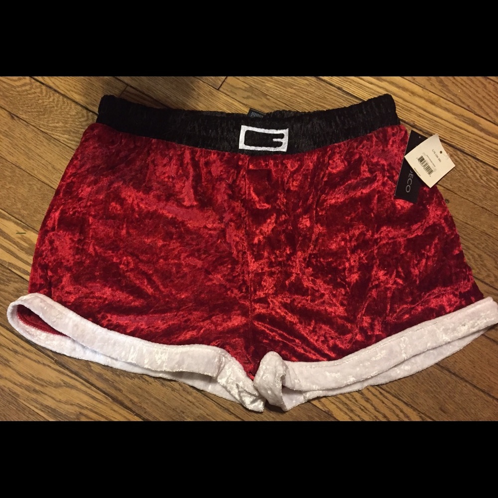 NWT Santa Style Shorts